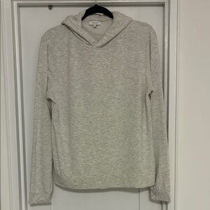 Reiss Heather Grey Hoodie Sweatshirt